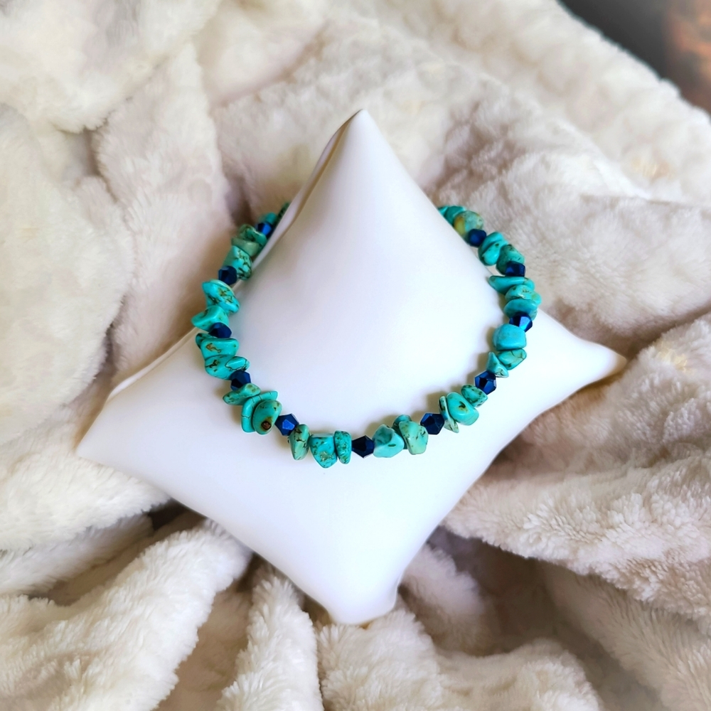 Handmade Turquoise Gemstone Bracelet